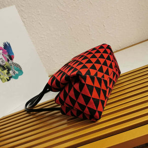 Prada 1BA368 From The Runway Small embroidered fabric Prada Symbole bag Red - Default Title - View 4