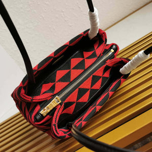 Prada 1BA368 From The Runway Small embroidered fabric Prada Symbole bag Red - Default Title - View 8