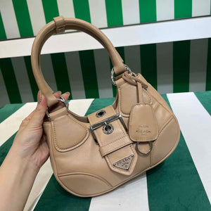 Prada 1BA368 Moon padded nappa-leather bag Apricot - Default Title - View 3