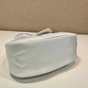 Prada 1BA368 Moon padded patent leather bag White - Default Title - View 7