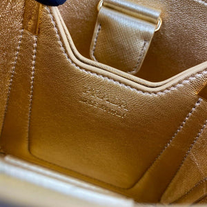 Prada 1BA373 Prada Panier Saffiano leather mini-bag Gold - Default Title - View 8