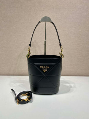 Prada 1BA380 Small Saffiano Leather Prada Bucket Bag - Default Title - View 1