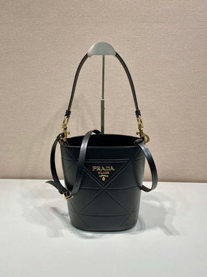Prada 1BA380 Small Saffiano Leather Prada Bucket Bag - Default Title - View 2