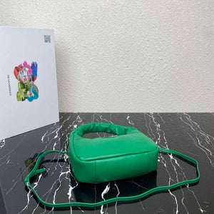 Prada 1BA384 Prada Soft Padded Nappa Leather Mini Bag Green - Default Title - View 5