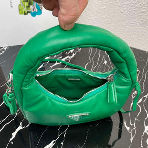 Prada 1BA384 Prada Soft Padded Nappa Leather Mini Bag Green - Default Title - View 8