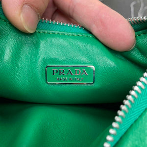 Prada 1BA384 Prada Soft Padded Nappa Leather Mini Bag Green - Default Title - View 9