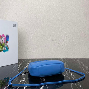 Prada 1BA384 Prada Soft Padded Nappa Leather Mini Bag Light Blue - Default Title - View 5