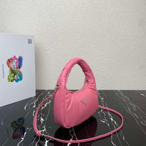 Prada 1BA384 Prada Soft Padded Nappa Leather Mini Bag Pink - Default Title - View 3