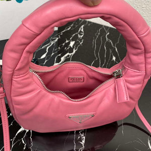 Prada 1BA384 Prada Soft Padded Nappa Leather Mini Bag Pink - Default Title - View 8