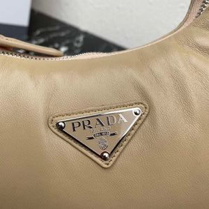 Prada 1BA384 Prada Soft Padded Nappa Leather Mini Bag Tan - Default Title - View 4
