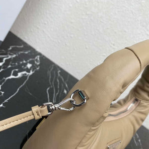 Prada 1BA384 Prada Soft Padded Nappa Leather Mini Bag Tan - Default Title - View 6