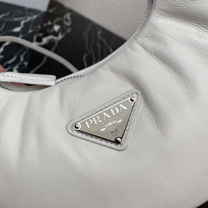 Prada 1BA384 Prada Soft Padded Nappa Leather Mini Bag White - Default Title - View 4