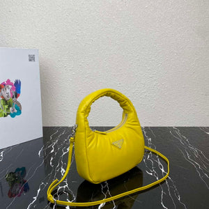 Prada 1BA384 Prada Soft Padded Nappa Leather Mini Bag Yellow - Default Title - View 3