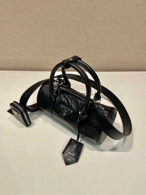 Prada 1BA389 Antique Nappa Leather Handbag Black - Default Title - View 2