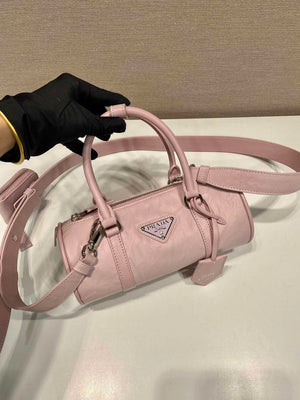 Prada 1BA389 Antique Nappa Leather Handbag Pink - Default Title - View 2