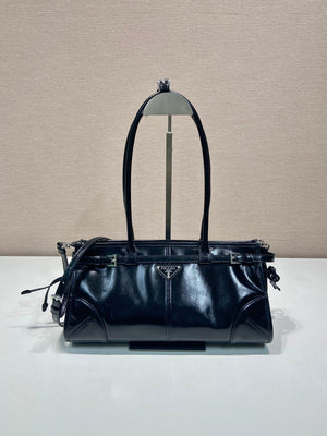 Prada 1BA426 Medium leather handbag Black - Default Title - View 1