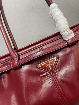 Prada 1BA426 Medium leather handbag Red - Default Title - View 6