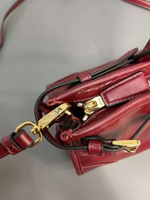 Prada 1BA426 Medium leather handbag Red - Default Title - View 7