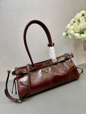 Prada 1BA426 Medium leather handbag Wine Red - Default Title - View 3