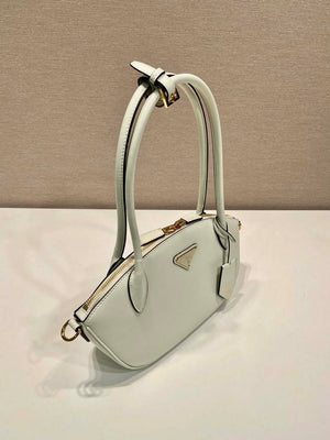 Prada 1BA427 Small leather handbag White - Default Title - View 3