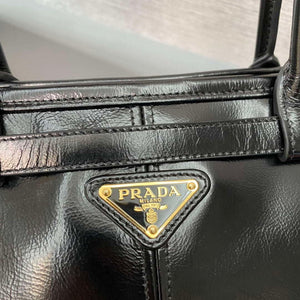 Prada 1BA433 Large Leather Handbag Black - Default Title - View 4