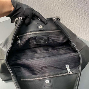 Prada 1BA638 Book Tote Bag Black - Default Title - View 8