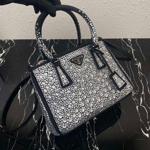 Prada 1BA896 Prada Galleria Saffiano leather small bag Black - Default Title - View 6