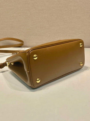 Prada 1BA896 Small Prada Galleria Saffiano leather bag Natural - Default Title - View 6