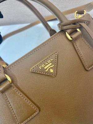 Prada 1BA896 Small Prada Galleria Saffiano leather bag Natural - Default Title - View 7