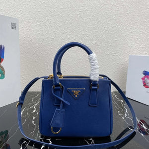 Prada 1BA906 Prada Galleria Saffiano leather mini-bag Blue - Default Title - View 1