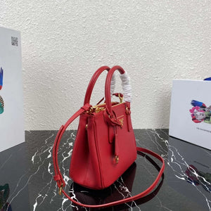 Prada 1BA906 Prada Galleria Saffiano leather mini-bag Red - Default Title - View 3