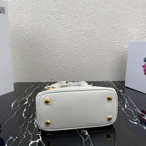 Prada 1BA906 Prada Galleria Saffiano leather mini-bag White - Default Title - View 5
