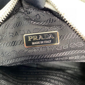 Prada 1BB082 Leather Prada Triangle bag White - Default Title - View 9