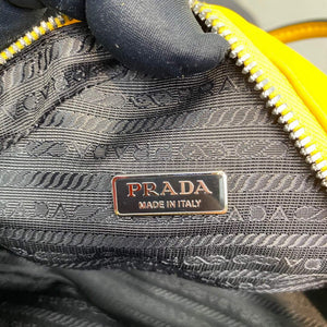 Prada 1BB082 Leather Prada Triangle bag Yellow - Default Title - View 9