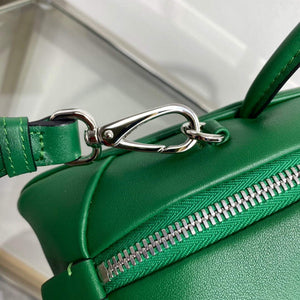 Prada 1BB082 Leather Prada Triangle bag Green - Default Title - View 7