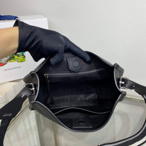 Prada Leather hobo bag 1BC073 In Black - Default Title - View 8