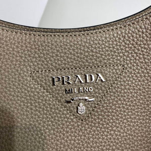Prada Leather hobo bag 1BC073 Clay Gray - Default Title - View 4