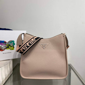 Prada Leather hobo bag 1BC073 In Pink - Default Title - View 1