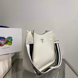 Prada Leather hobo bag 1BC073 white - Default Title - View 3