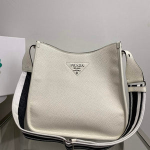 Prada Leather hobo bag 1BC073 white - Default Title - View 7