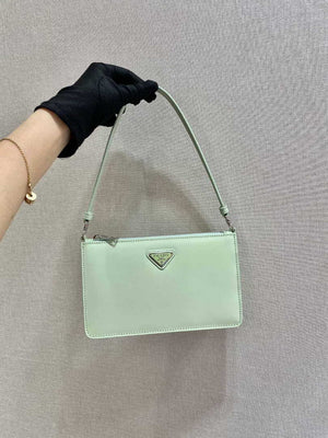 Prada 1BC155 Saffiano leather mini bag Green - Default Title - View 1