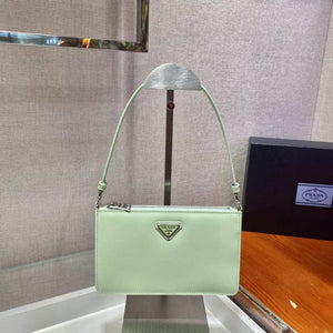 Prada 1BC155 Saffiano leather mini bag Green - Default Title - View 2