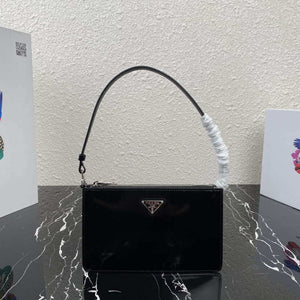 Prada 1BC155 Saffiano leather mini bag Black - Default Title - View 1