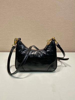 Prada 1BC204 Saffiano Bright Leather Mini-Bag Black - Default Title - View 5