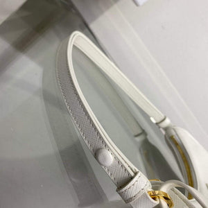 Prada 1BC204 Saffiano Leather Mini-Bag White - Default Title - View 6