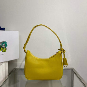 Prada 1BC204 Saffiano Leather Mini-Bag Yellow - Default Title - View 2