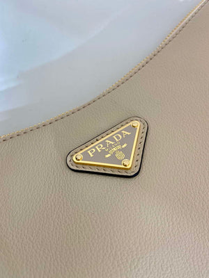 Prada 1BC228 Prada Aim¨¨e Large leather shoulder bag Sand - Default Title - View 9
