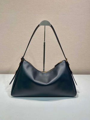 Prada 1BC228 Prada Aim¨¨e Large leather shoulder bag black - Default Title - View 4