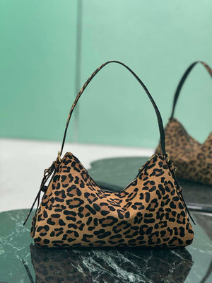 Prada 1BC228 Prada Aim¨¨e Large printed leather shoulder bag Honey - Default Title - View 4