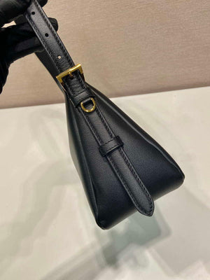 Prada 1BC229 Prada Aim¨¨e Medium leather shoulder bag Black - Default Title - View 5